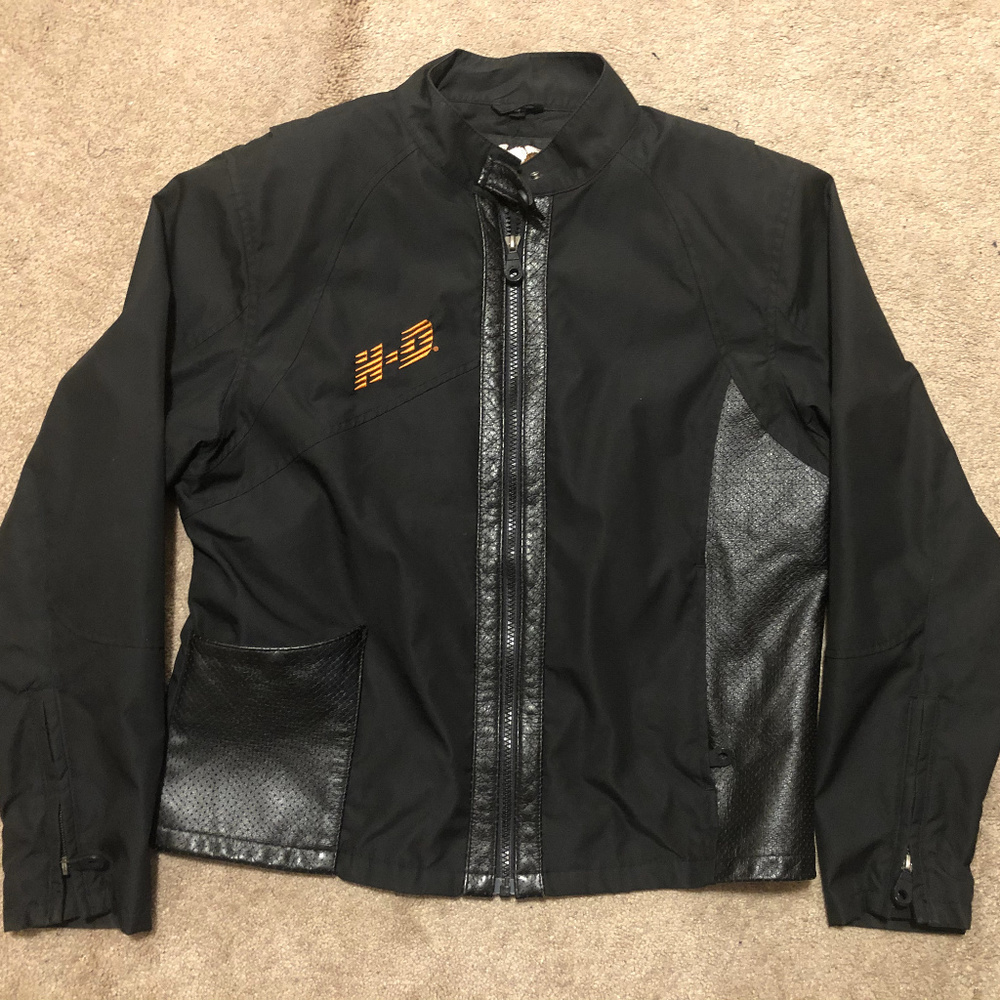 Harley Davidson Women's Black Nylon Jacket